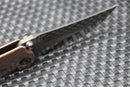 Marfione Custom Knives & Borka Blades Collaboration SBKF DLC Assassin Grind Diamond Finished M390 Blade & Bloodwash Scales
