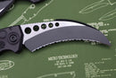 Microtech Hawk Karambit Tactical Black Full Serrated 266-3T