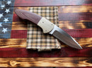 Les Voorhies Micarta Linerlock Flipper