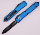 Microtech Ultratech Spartan Black Standard  & Blue 223-1BL