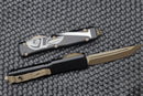 Microtech Ultratech Molon Labe Tanto Bronze Apocalyptic & Black/Bronze Signature Series 123-13MLS