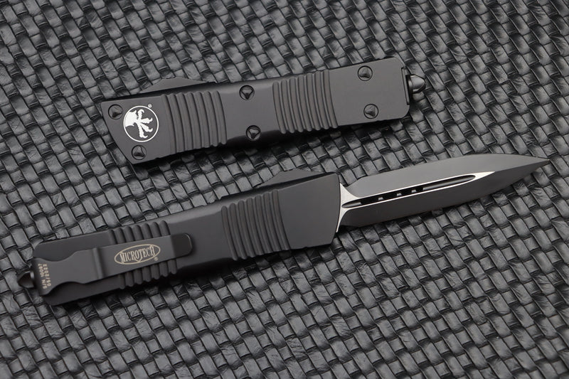Microtech Troodon Double Edge Black Tactical Standard 138-1T