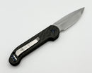 Marfione Custom Knives LUDT Mirror Polish w/ Carbon Fiber & Blue Ringed Hardware
