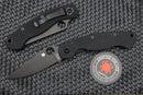 Spyderco Knives Military Black G-10 & Black CPM-S30V C36GPBK