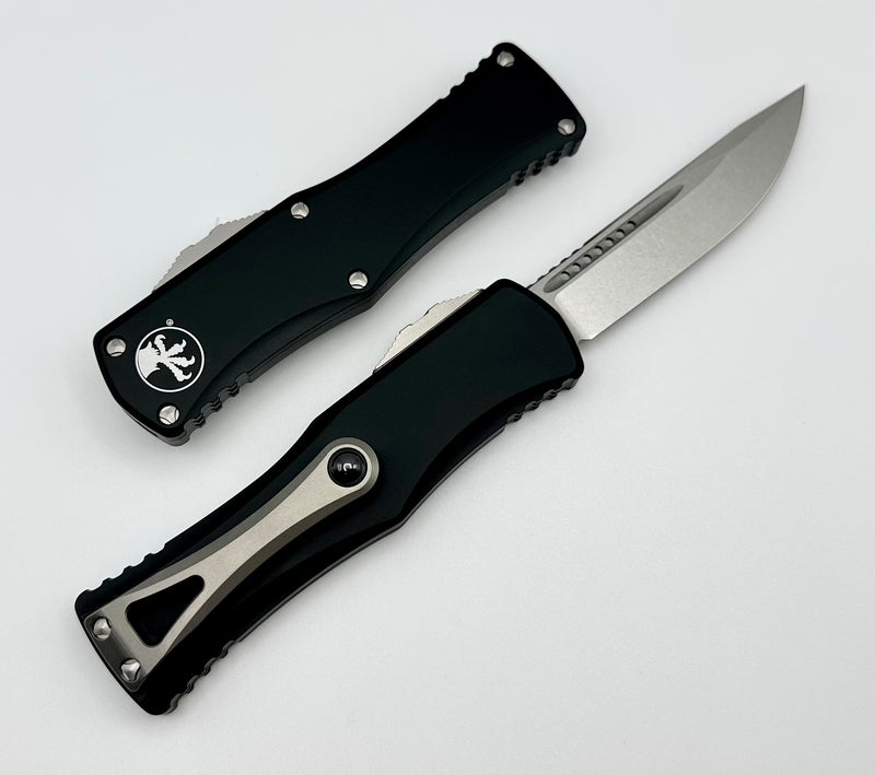 Microtech Hera Single Edge Stonewash Standard & Black 703-10