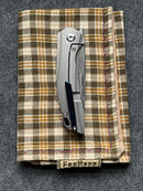 Kansept Knives Mini Accipitier Timascus & Damasteel Front Flipper K2007A7