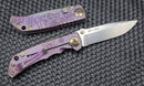 Spartan Blades Harsey Folder 2022 Special Edition Purple Plague Doctor