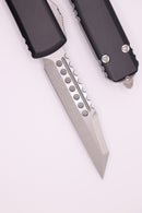 Microtech Ultratech Warhound Stonewash Standard & Black 119W-10S