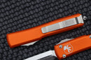 Microtech Ultratech Orange w/ Double Edge Stonewash Standard 122-10OR