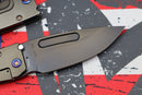 Medford Knife Slim Midi Drop Point PVD S35 & PVD Handles w/ Flamed Hardware & Brushed/Flamed Clip