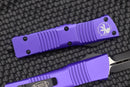 Microtech Combat Troodon Purple w/ Double Edge Black Standard 142-1PU