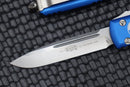Microtech Ultratech Single Edge Stonewash Standard & Blue 121-10BL