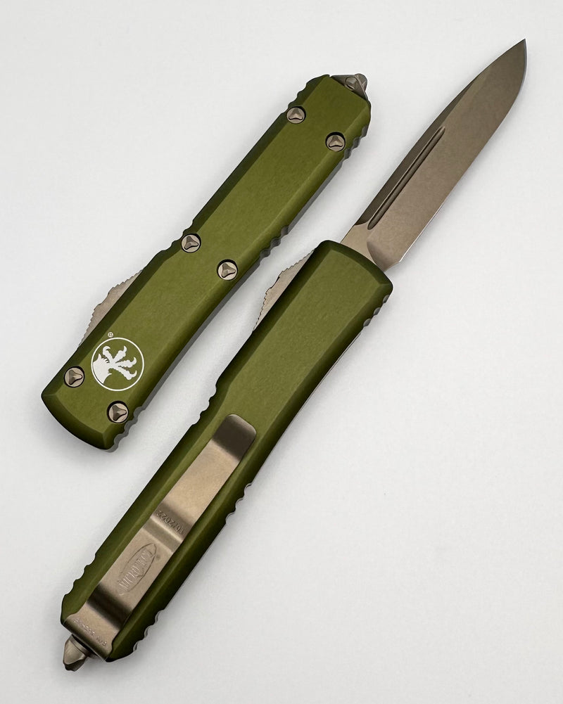 Microtech Ultratech Single Edge Bronze Standard & OD Green 121-13OD