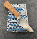 Rob Singleton Small Fixed Blade with Damascus
