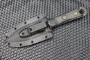 Microtech Knives & Borka Blades SBD DLC Partial Serrated & Carbon Fiber 201-2DLCCFS