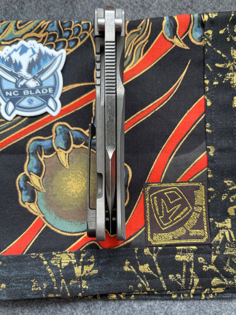 Medford Knife Proxima Tumbled S35 & PVD Hardware