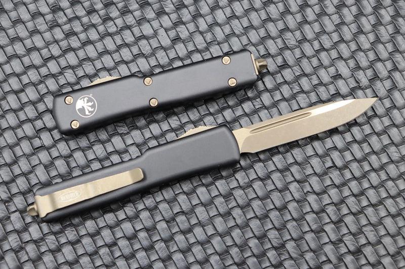 Microtech UTX-70 Single Edge Bronze Apocalyptic 148-13AP