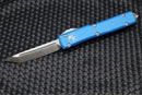 Microtech Ultratech Tanto Satin Standard & Blue 123-4BL