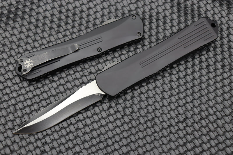 Heretic Knives Manticore X Recurve Battleworn Black H033-8A