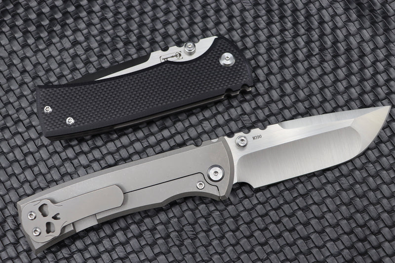 Chaves Knives Redencion  229 Black G-10 & M390 Drop Point