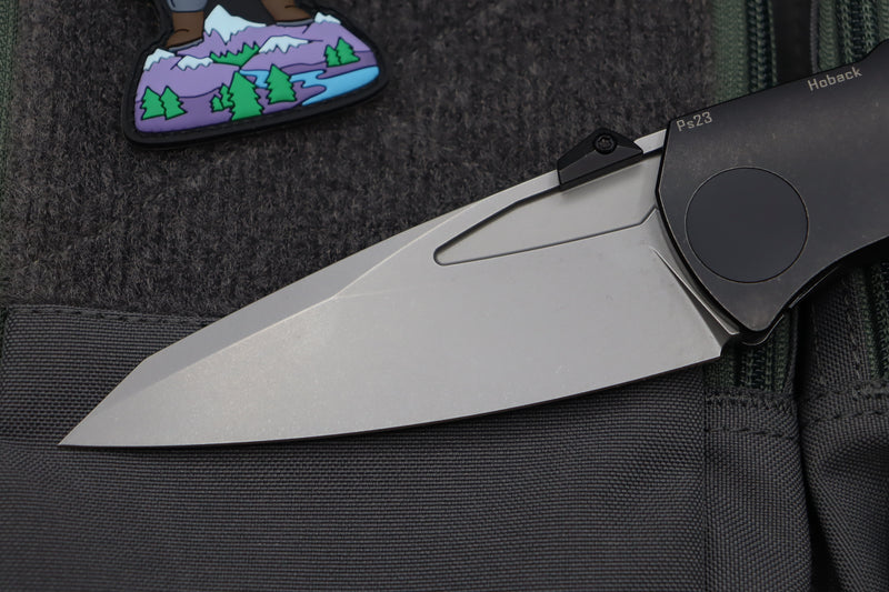 Jake Hoback Knives Summit DLC Titanium & M390 Stonewash