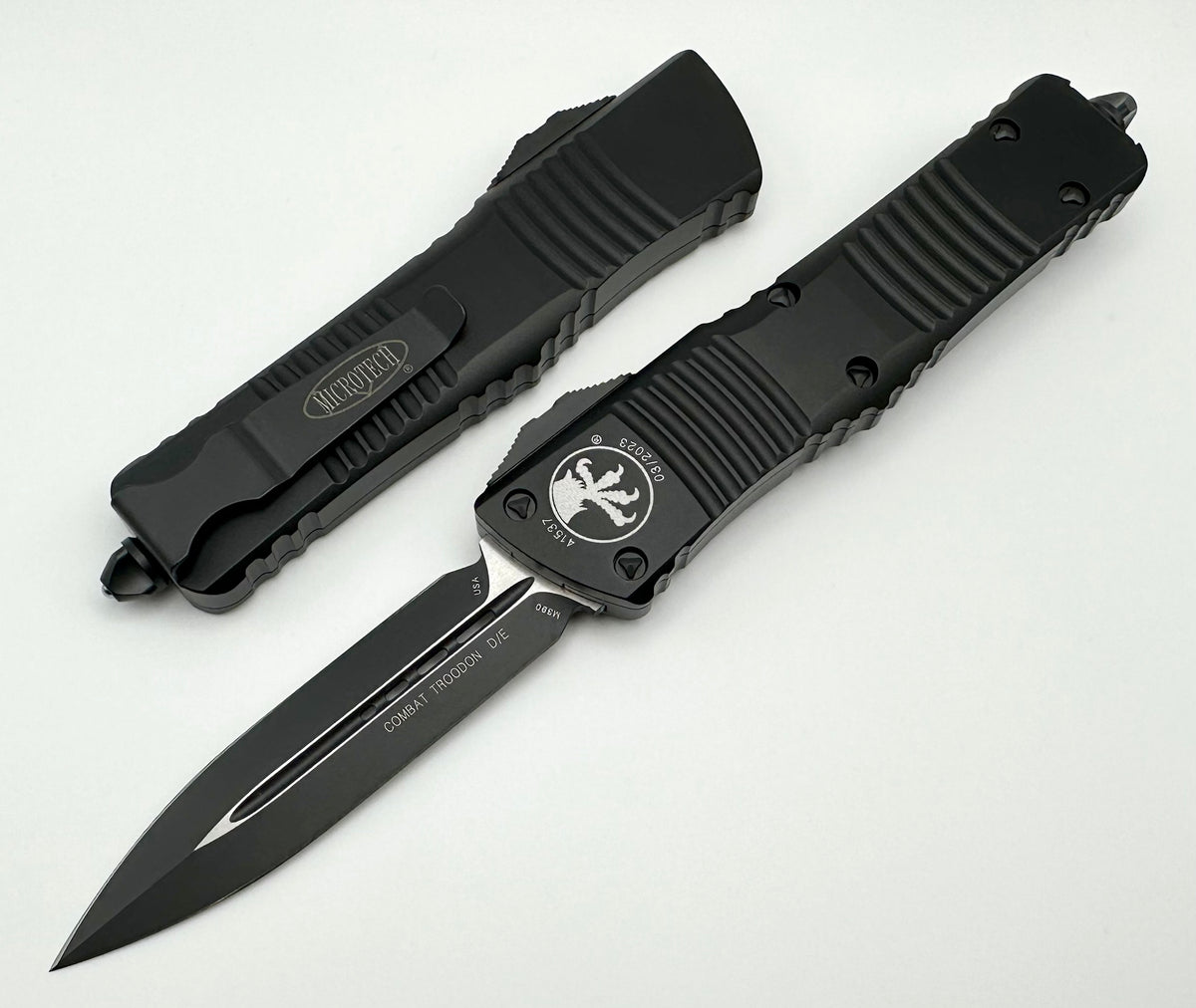 Microtech Combat Troodon Double Edge Black Tactical Standard 142-1T