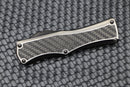 Marfione Hera DLC Satin D/E w/ Two Tone DLC Satin Finish Titanium Handle w/ Carbon Fiber Inlays & DLC Two Tone Hardware