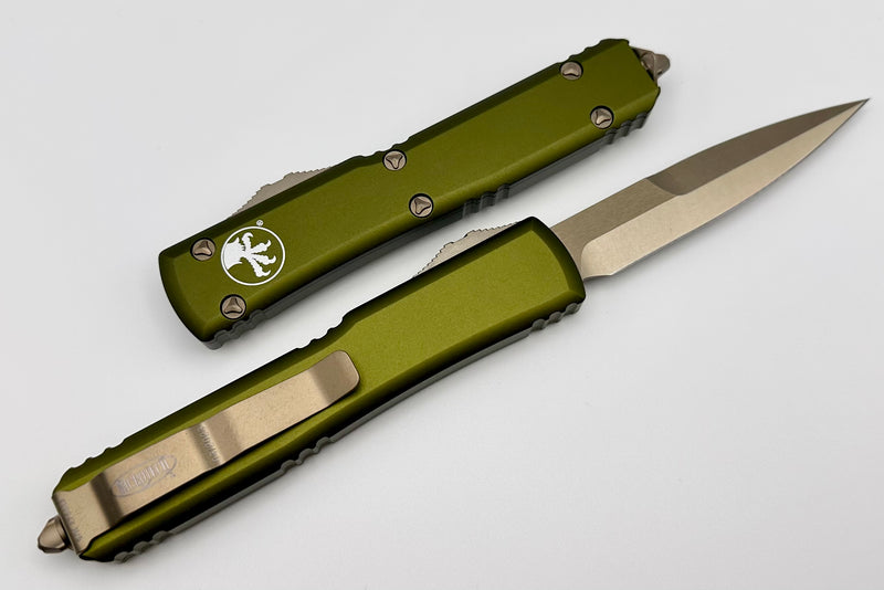 Microtech Ultratech Bayonet Grind Bronze Standard & OD Green 120-13OD