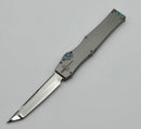 Marfione Custom Halo III Mini Star Grind Mirror Polish Tanto w/ Two Tone Stainless Steel Handle & Abalone Inlays