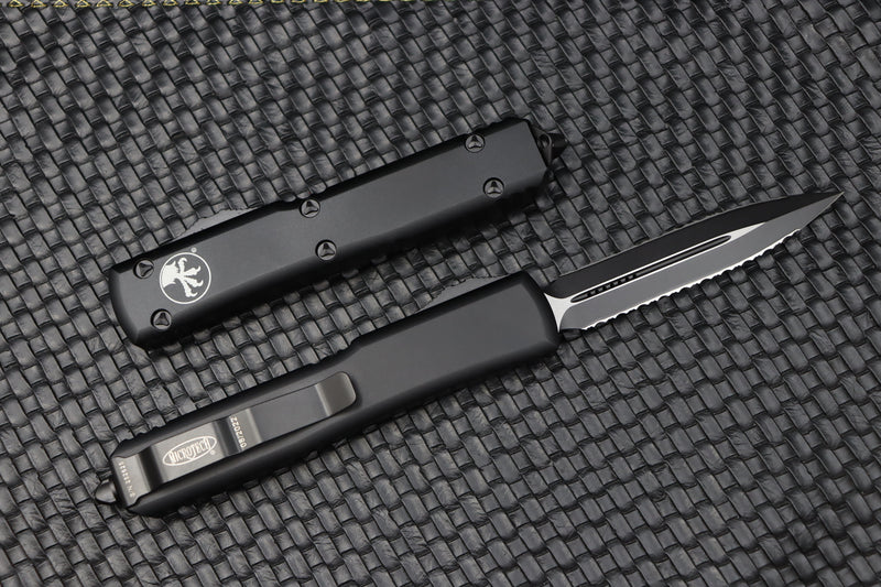Microtech Ultratech D/E Tactical Double Full Serrated 122-D3T