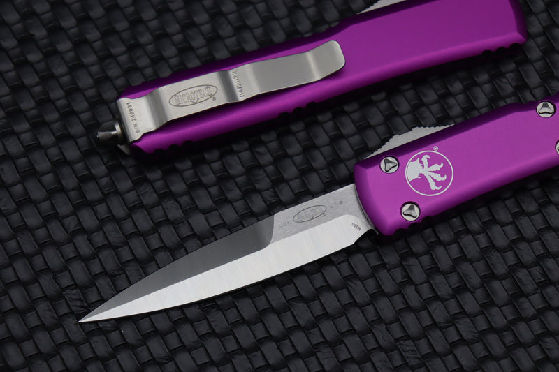 Microtech Ultratech Bayonet Satin Standard & Violet 120-4VI