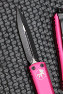 Microtech UTX-85 Double Edge Black & Pink 232-1PK