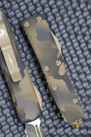 Microtech UTX-85 Tanto T/E Fully Serrated Coyote Camo 233-3CCS