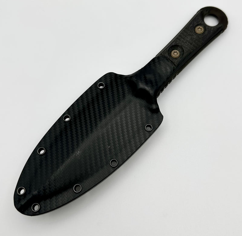 Microtech Knives & Borka Blades SBD DLC Full Serrated & Carbon Fiber 201-3DLCCFS