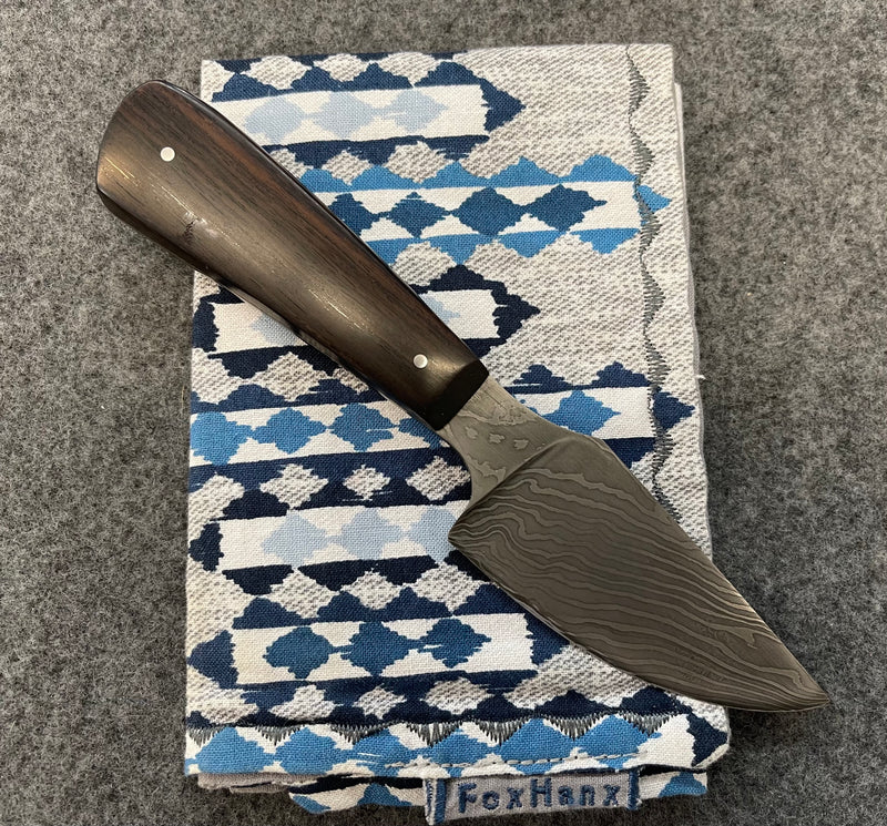 Rob Singleton Small Fixed Blade with Damascus