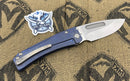 Medford Knife Slim Midi S35 with Blue Frame
