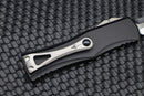 Marfione Hera Mirror Polish D/E w/ Black Handle & Tritium Inlaid Button & Two Tone Hardware