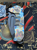 Medford Knife Praetorian T Flamed & Blue with S35 Tanto 103-212