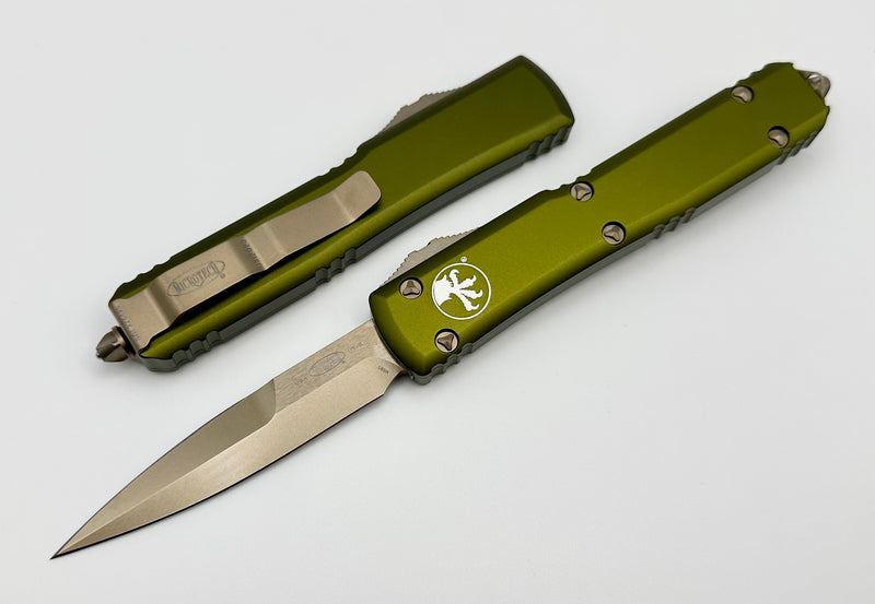 Microtech Ultratech Bayonet Grind Bronze Standard & OD Green 120-13OD