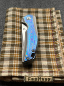 Kansept Knives Mini Accipitier Timascus S35VN Front Flipper K2007A4