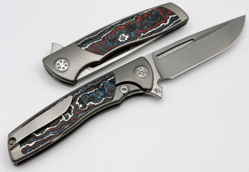 SharpByDesign Mini Evo Nebula Fat Carbon & Drop Point M390