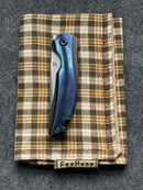 Kansept Knives Mini Accipiter Timascus S35VN & Black Front Flipper K2007A6