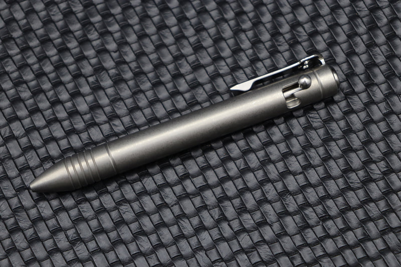 Chaves Knives Bolt Action Solid Titanium Pen