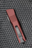 Microtech Combat Troodon Tanto T/E Black Standard & Merlot 144-1MR