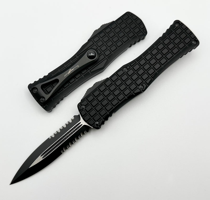Microtech Hera Frag Double Edge Partail Serrated Tactical Standard 702-2TFRS