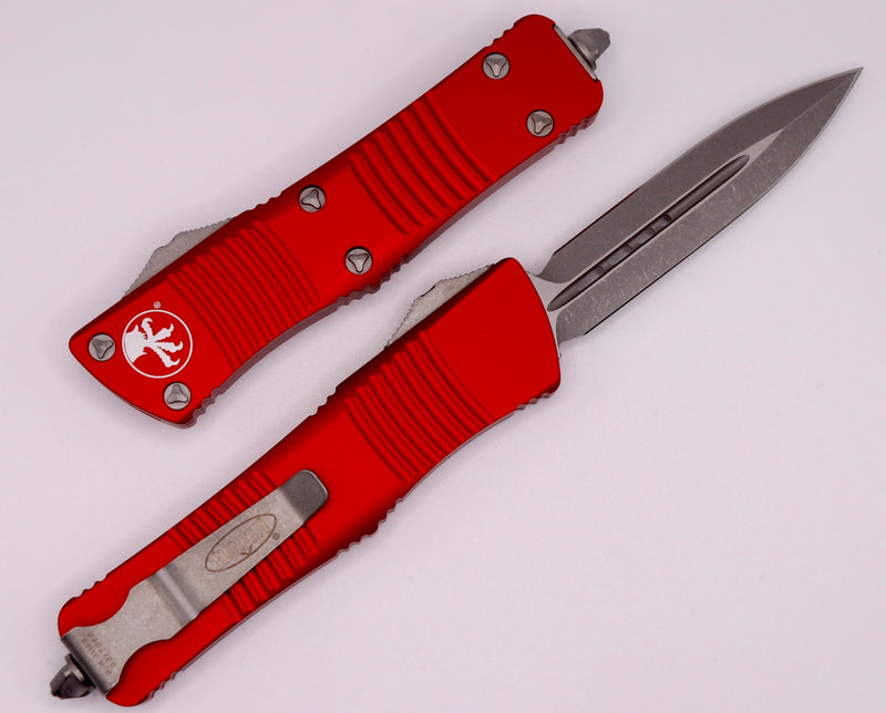 Microtech Troodon Double Edge Apocalyptic Standard & Red 138-10APRD