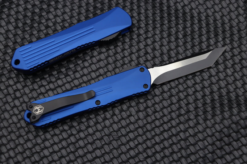 Heretic Knives Manticore E Tanto Two Tone Black & Blue H027-10A-BLU