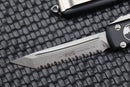 Microtech Ultratech Tanto T/E Stonewash Full Serrated 123-12