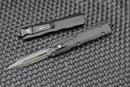 Microtech Dirac Black & Damascus Double Edge Signature Series 225-16S