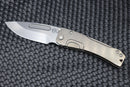 Medford Knife Slim Midi Tumbled Frame & Tumbled Drop Point MagnaCut